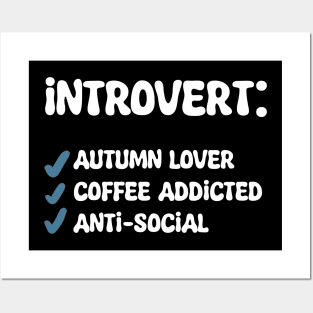 Introvert Posters and Art